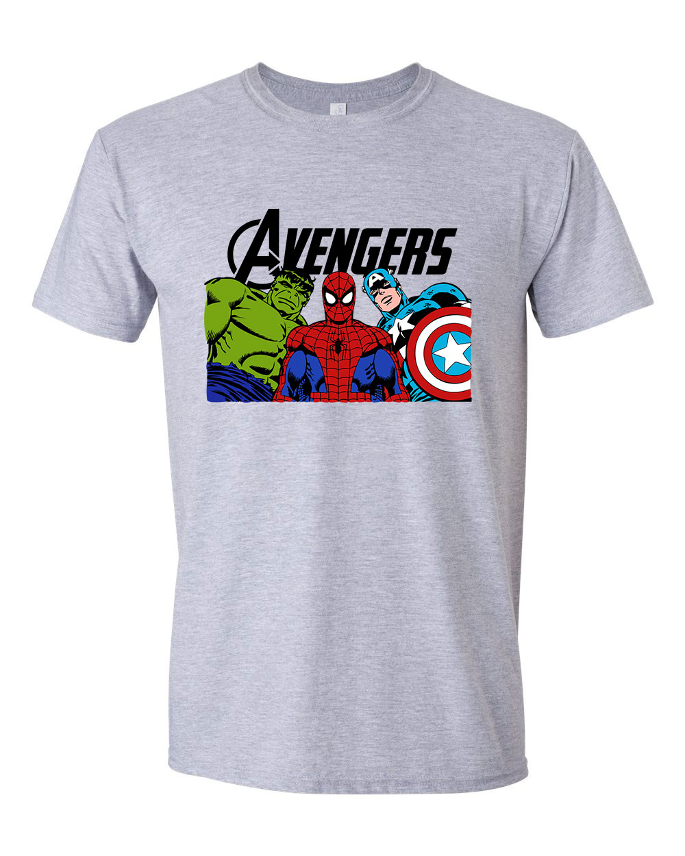 avengers bosszúállók hulk pókember amerika kapitány Sportszürke Férfi Póló