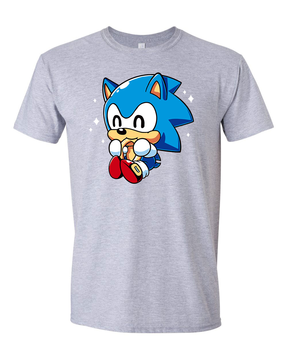 baba sonic Sportszürke Férfi Póló