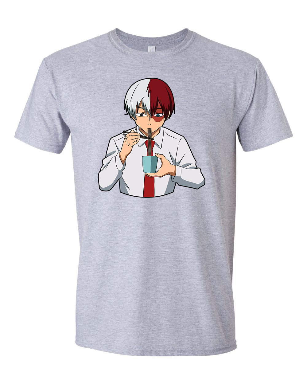 todoroki shoto Sportszürke Férfi Póló