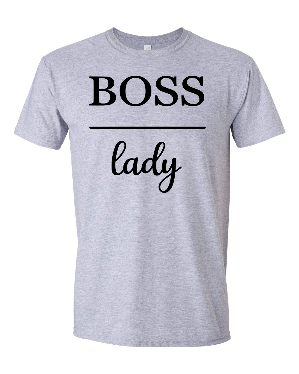 boss lady Sportszürke Férfi Póló