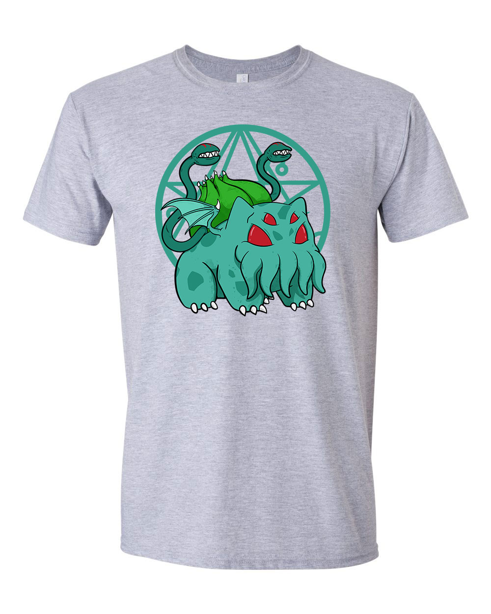 cthulhu bulbasaur Sportszürke Férfi Póló