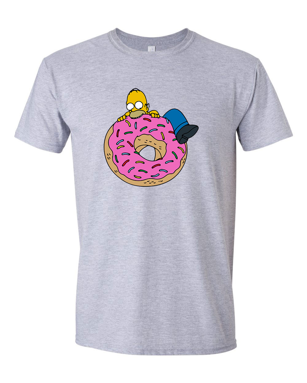 homer simpson fánk Sportszürke Férfi Póló