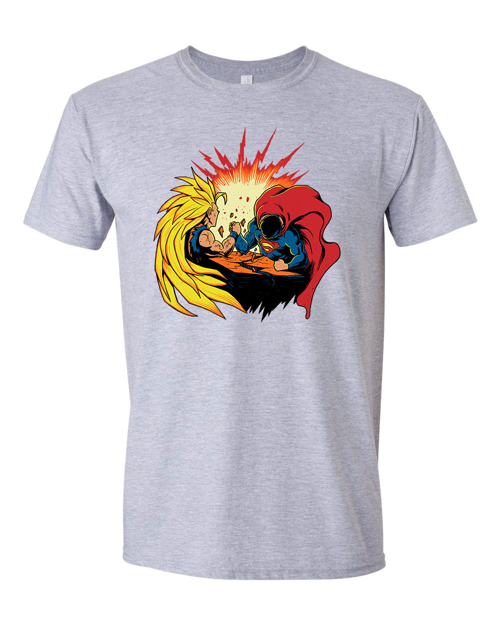 son goku superman Sportszürke Férfi Póló