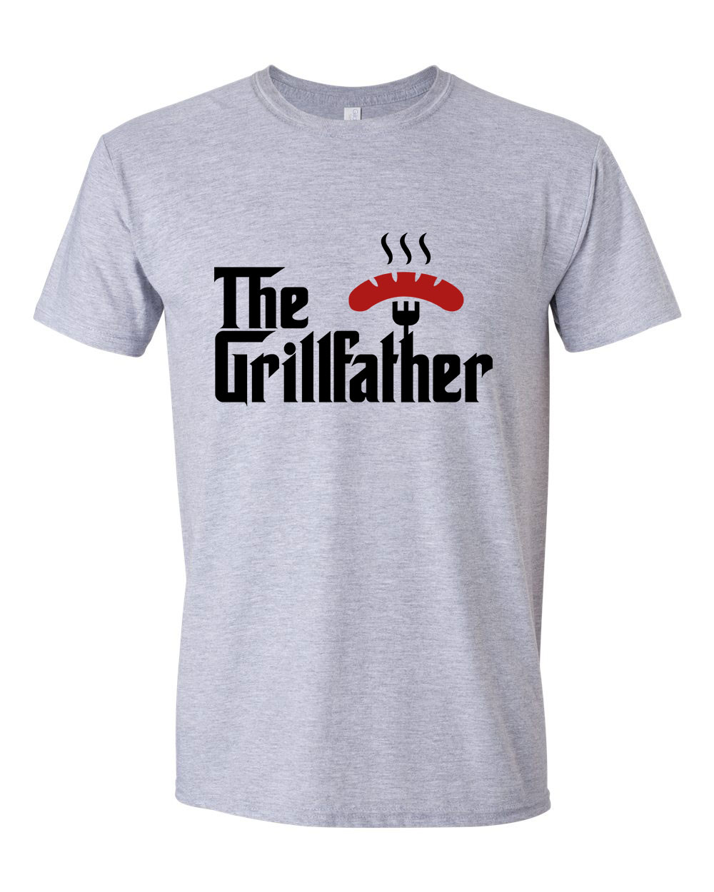 grill grillezés Sportszürke Férfi Póló