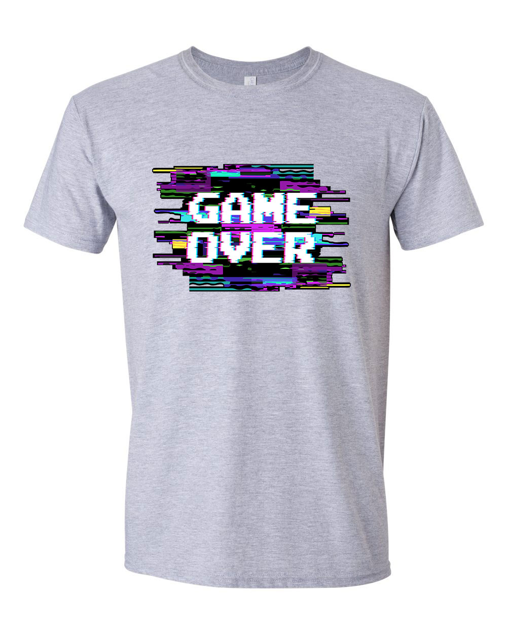 game over gamer Sportszürke Férfi Póló