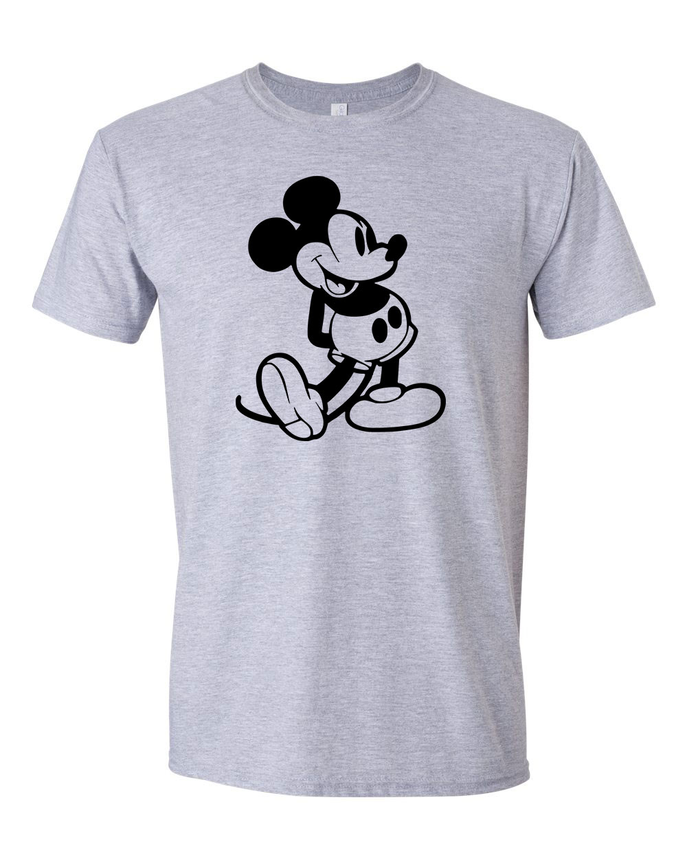 mickey egér Sportszürke Férfi Póló