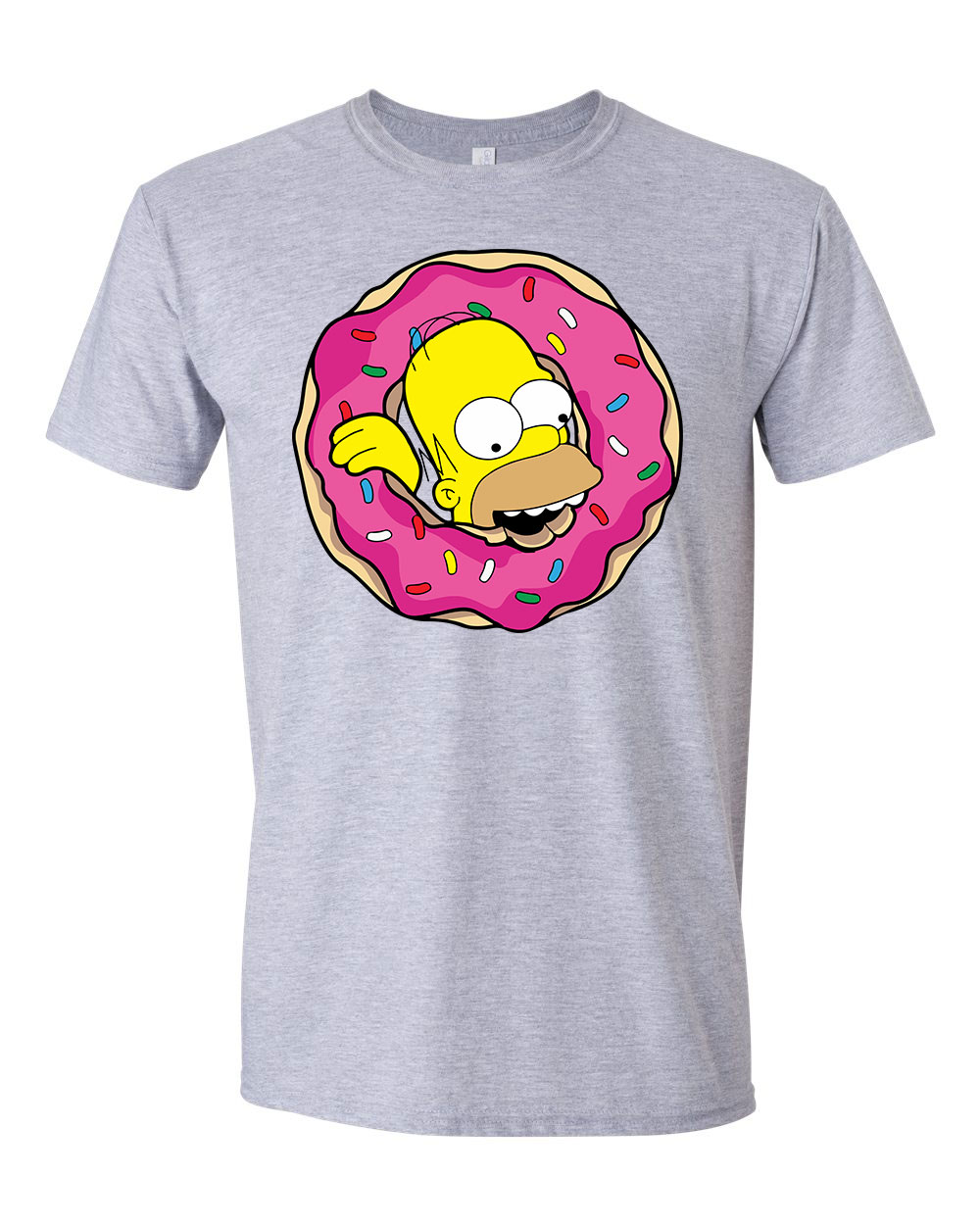 homer simpson Sportszürke Férfi Póló