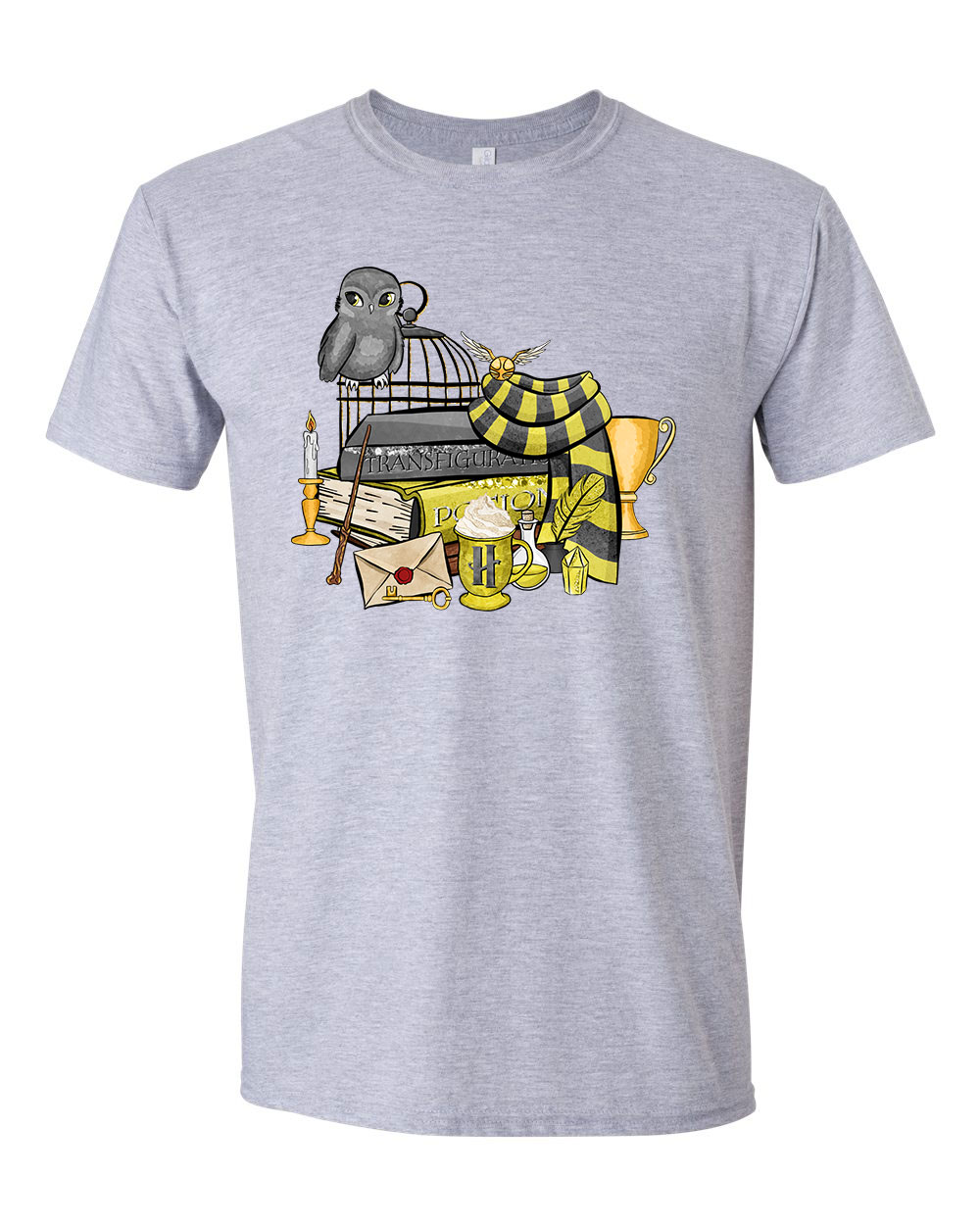 hufflepuff hugrabug harry potter Sportszürke Férfi Póló