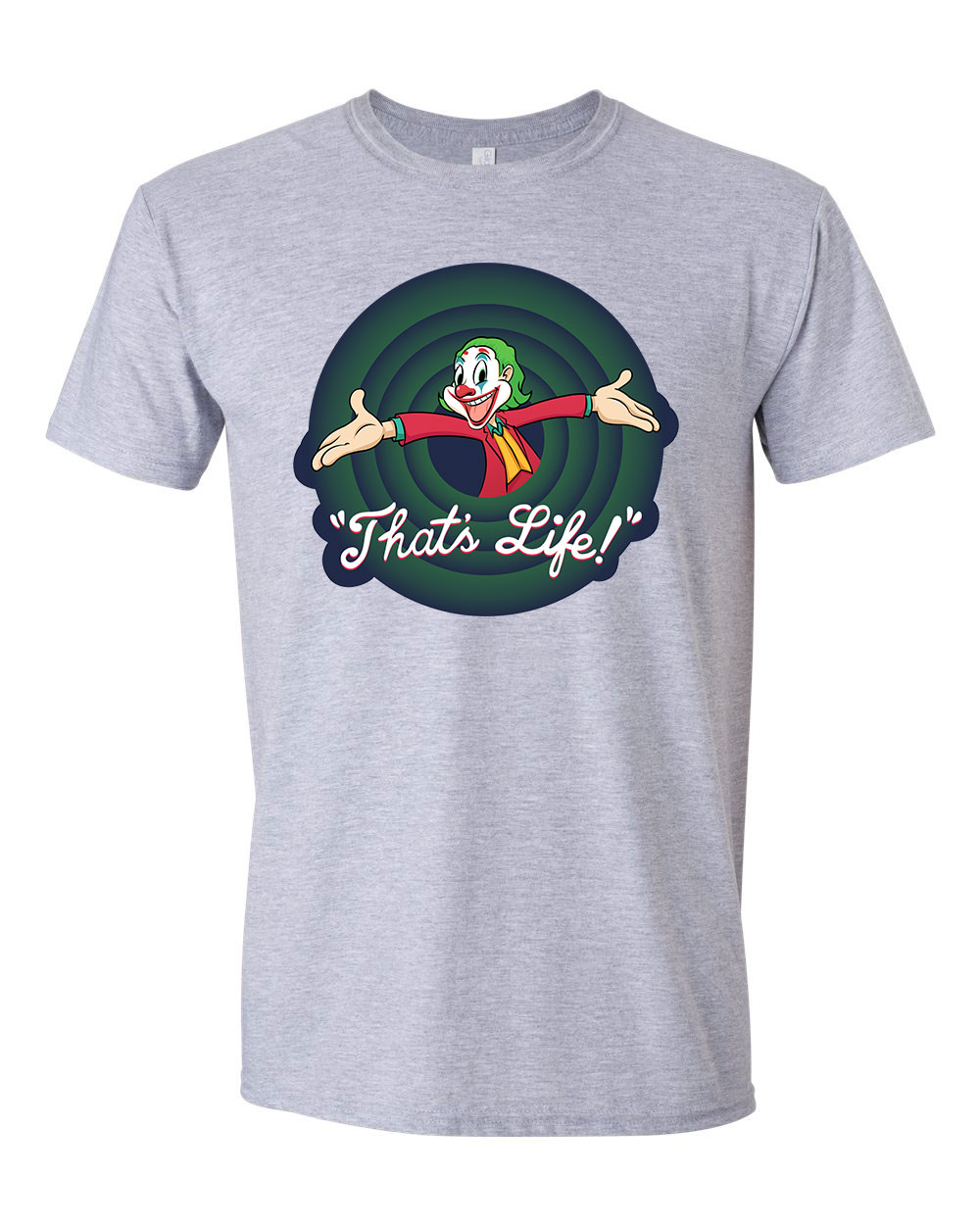 Thats life joker Sportszürke Férfi Póló