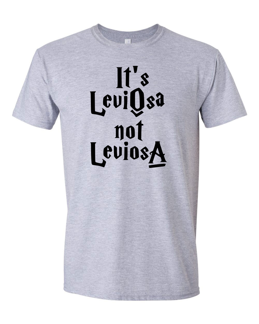 its leviosa not leviosa wingardium leviosa Sportszürke Férfi Póló