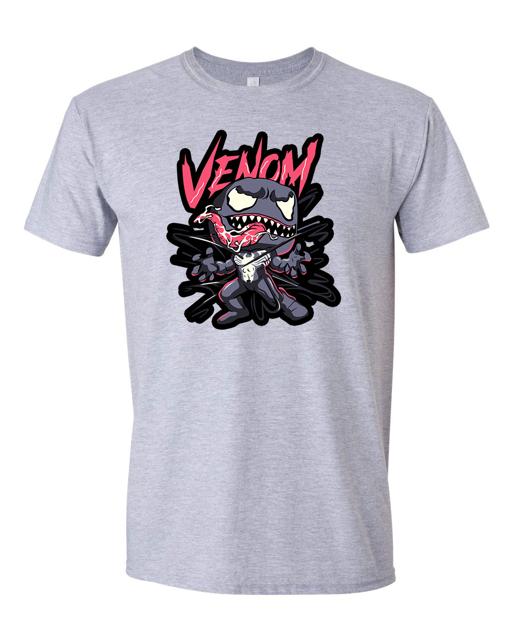 venom méreg Sportszürke Férfi Póló