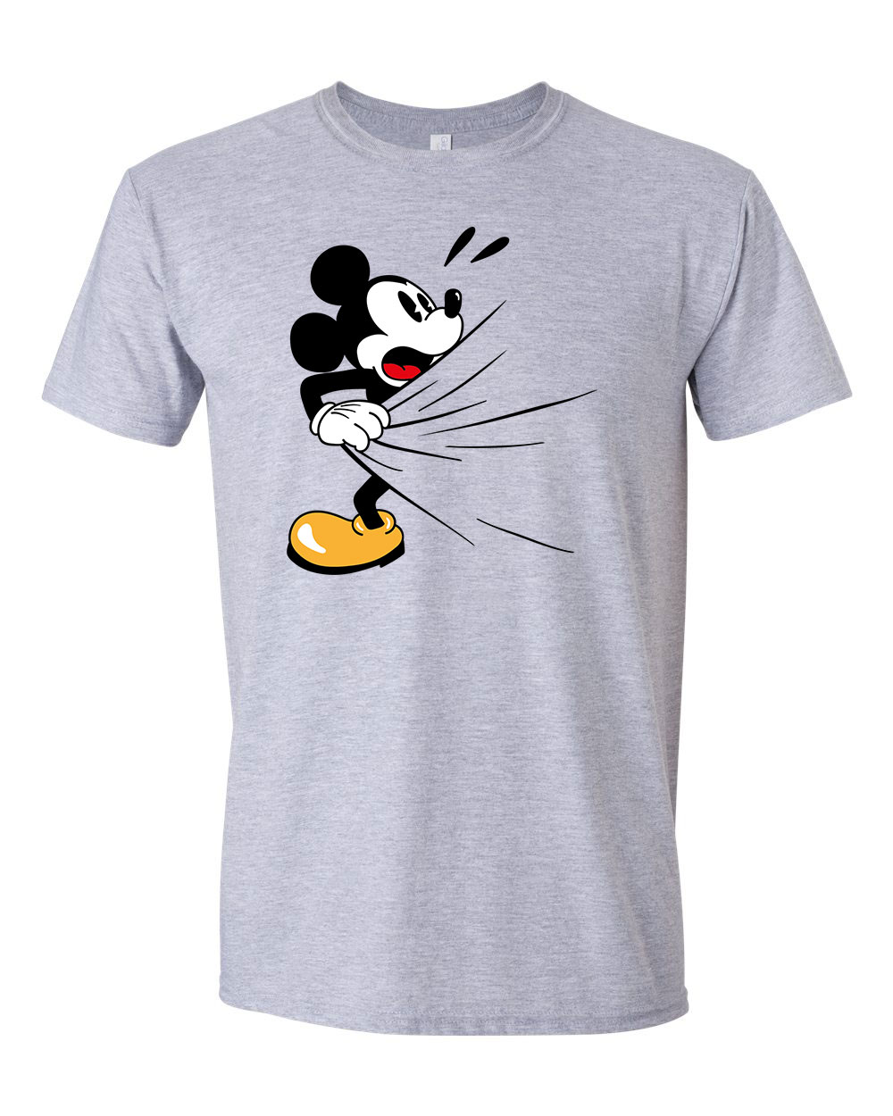 mickey egér zuhanyzik Sportszürke Férfi Póló