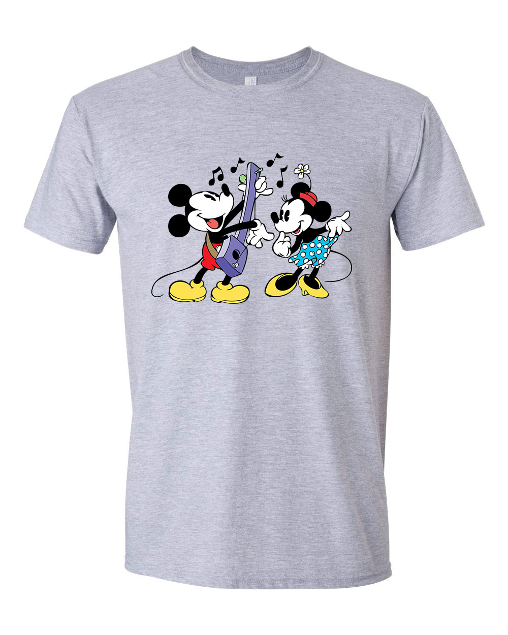 mickey és minnie egér Sportszürke Férfi Póló