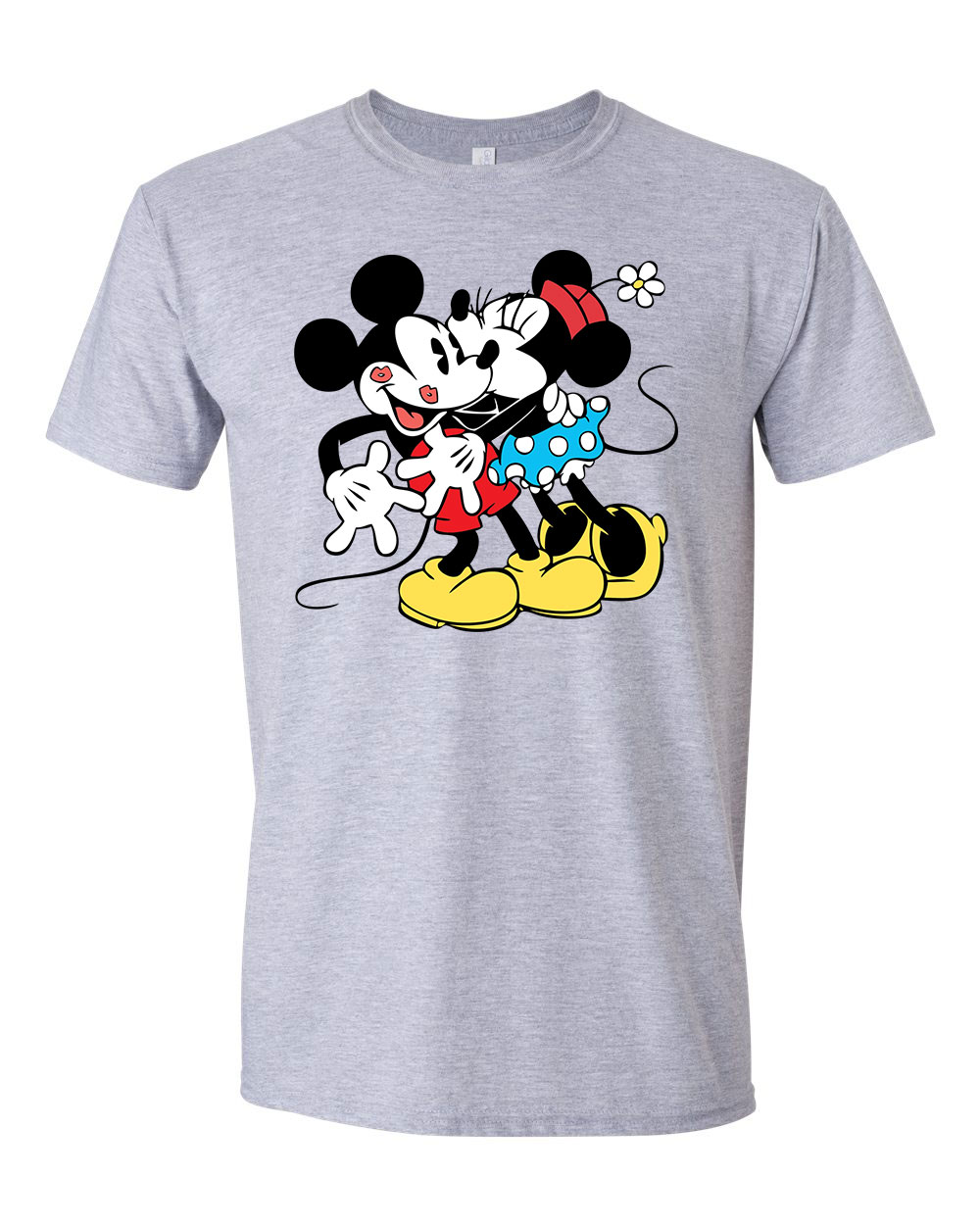 mickey és minnie egér Sportszürke Férfi Póló