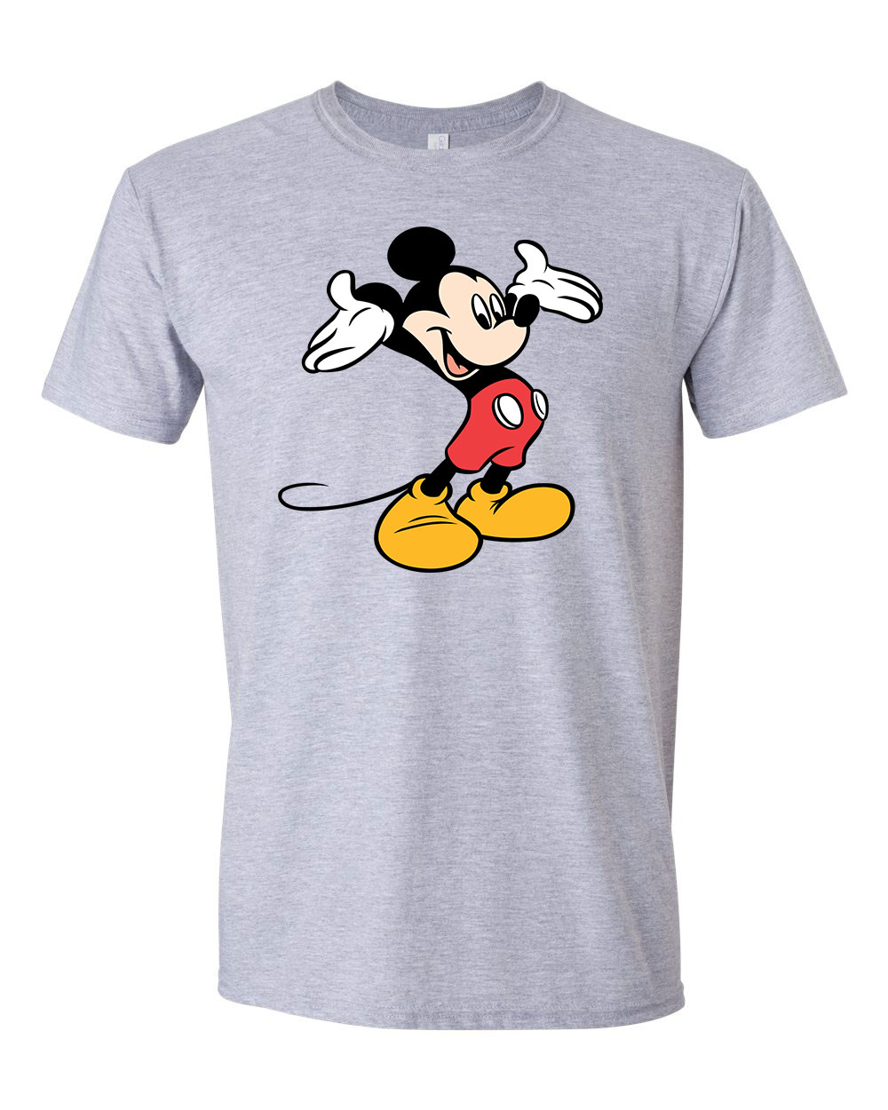 mickey egér Sportszürke Férfi Póló