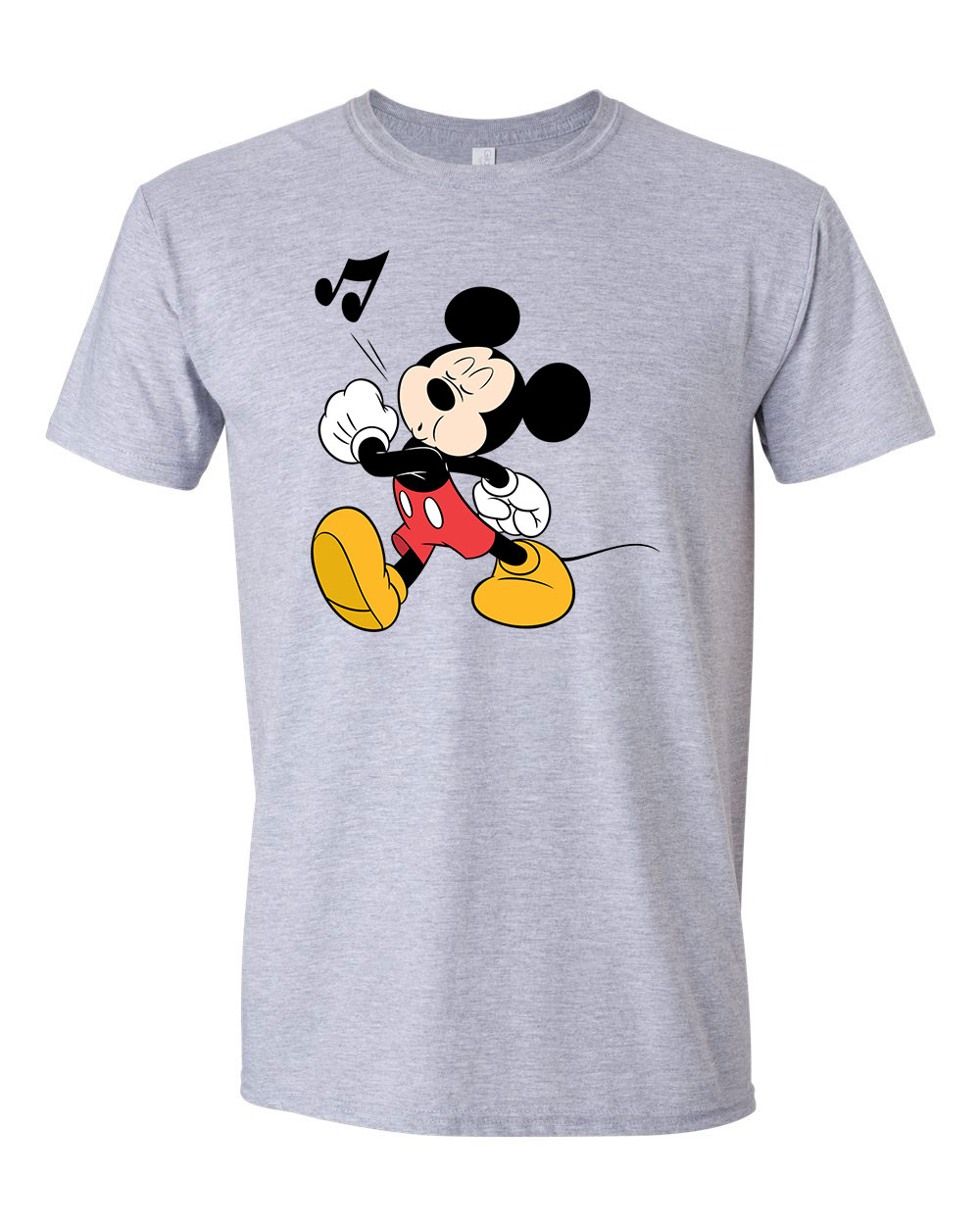 mickey egér fütyül Sportszürke Férfi Póló