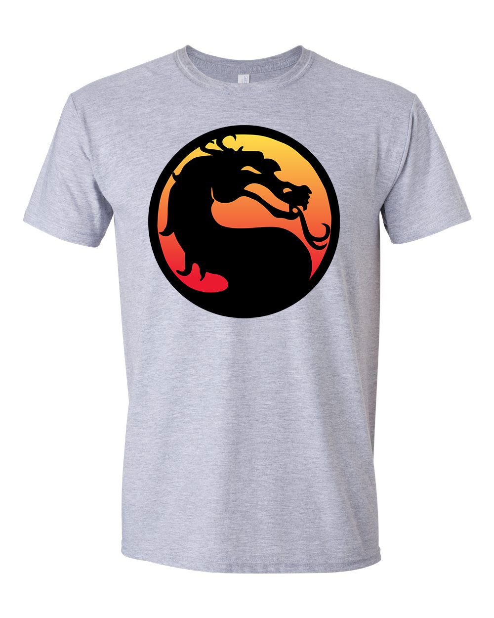 mortal kombat Sportszürke Férfi Póló