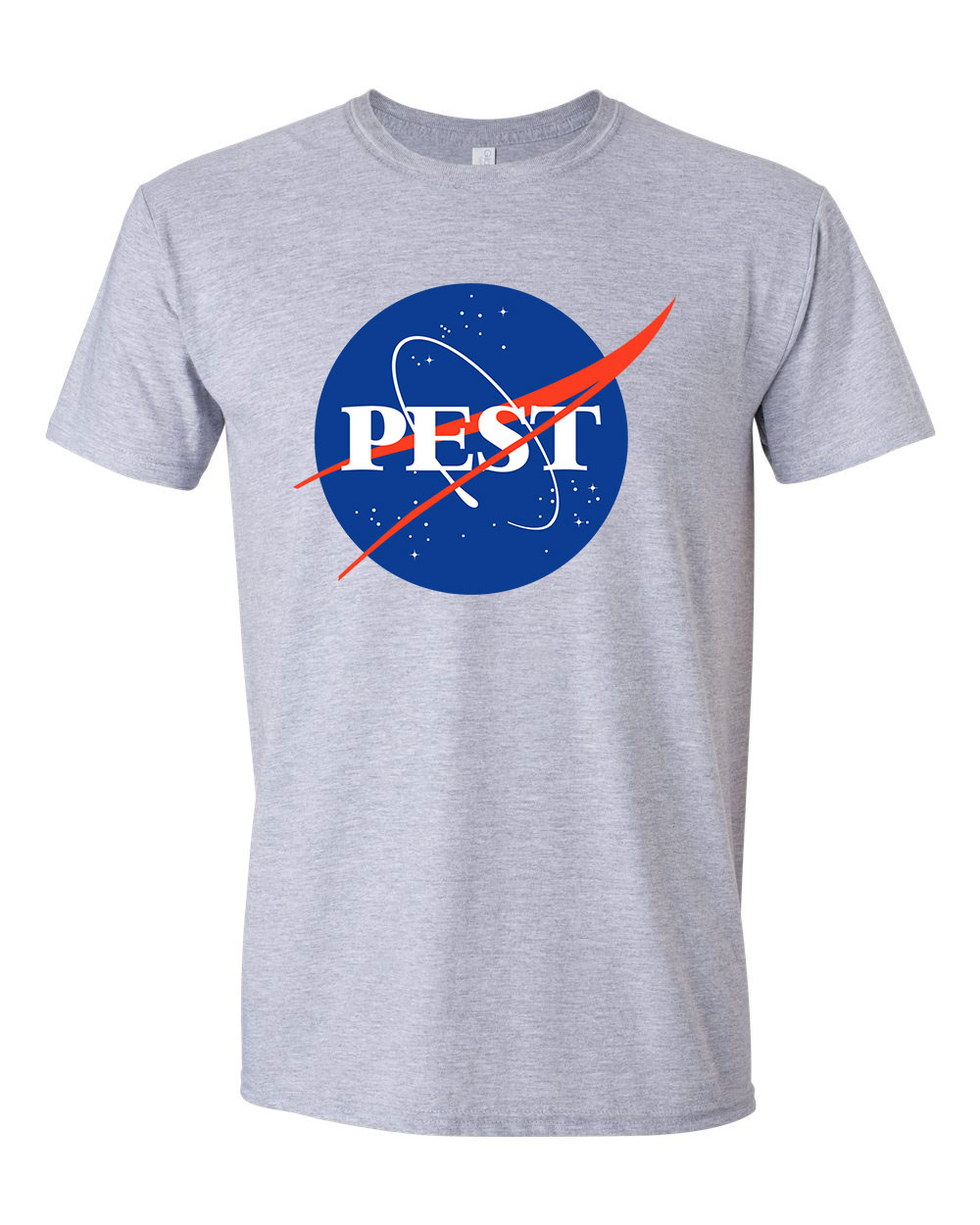 Pest budapest nasa Sportszürke Férfi Póló