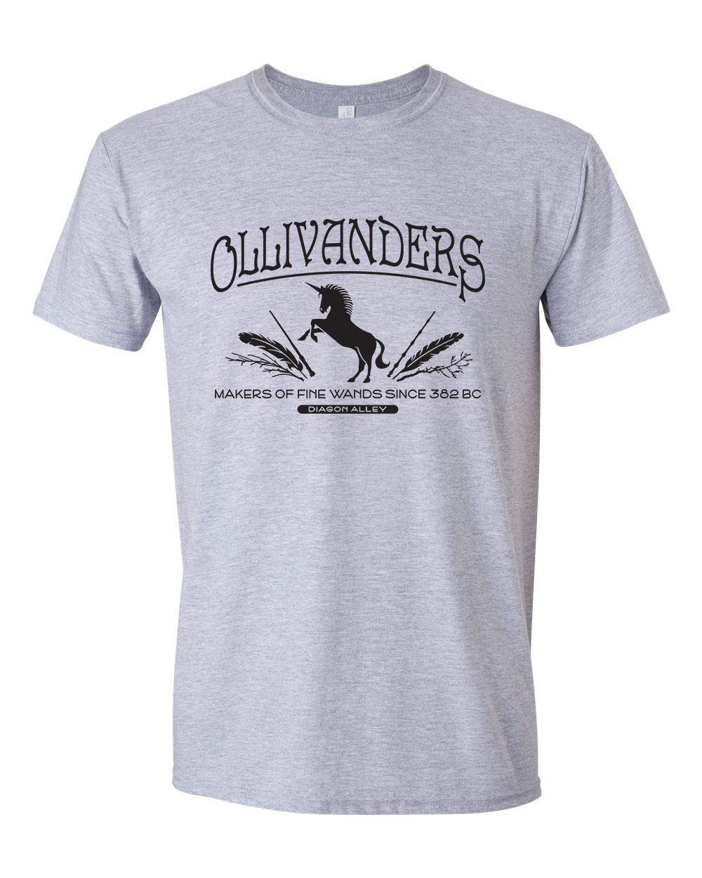 harry potter olivanders Sportszürke Férfi Póló
