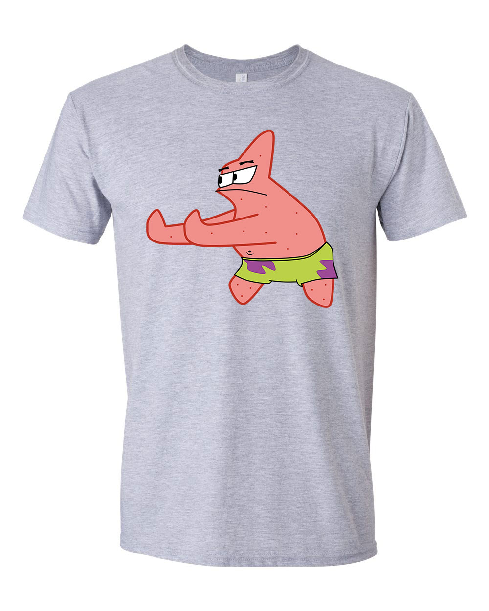 patrik csillag spongya bob Sportszürke Férfi Póló