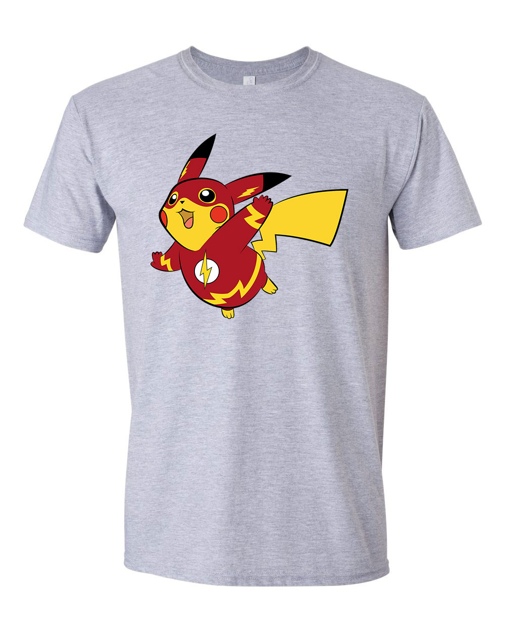 pokemon pikachu Sportszürke Férfi Póló