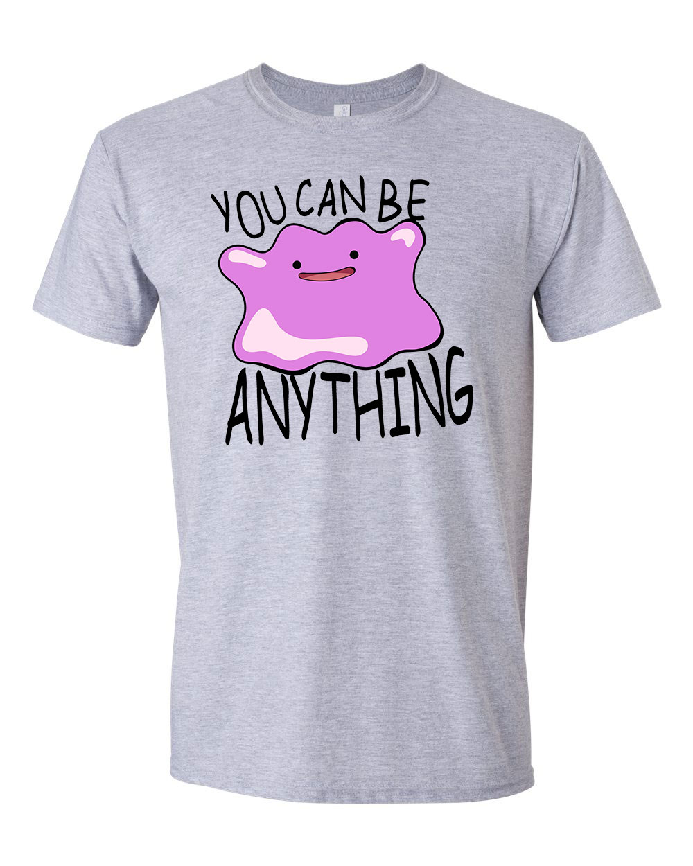 ditto pokemon Sportszürke Férfi Póló
