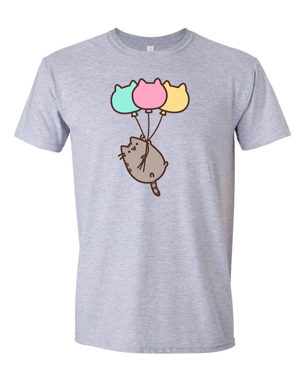 pusheen lufi macska macskás cica cicás Sportszürke Férfi Póló