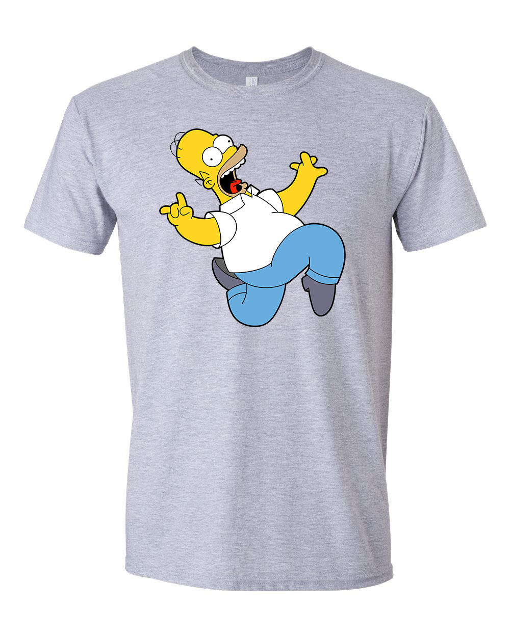 homer simpson Sportszürke Férfi Póló