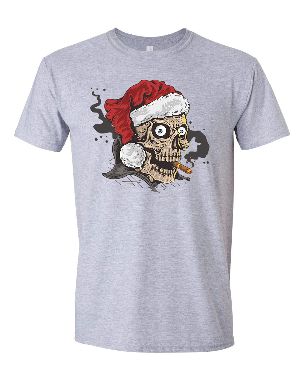 santa koponya Sportszürke Férfi Póló