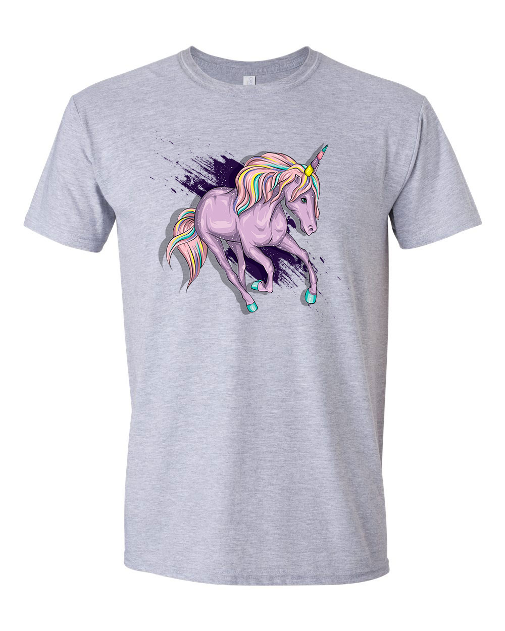 Unikornis unicorn Sportszürke Férfi Póló