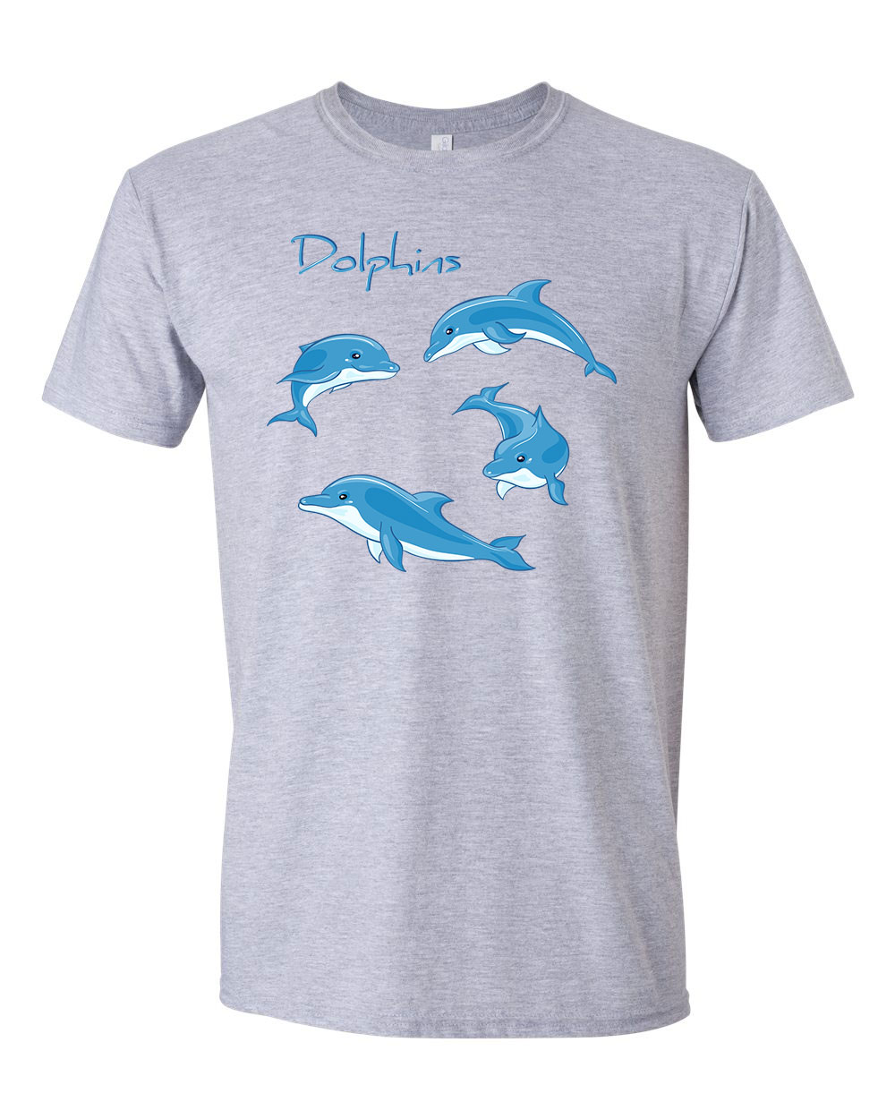 delfin delfines Sportszürke Férfi Póló