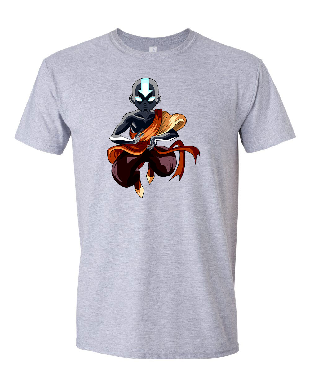 avatar aang legendája léghajlító Sportszürke Férfi Póló
