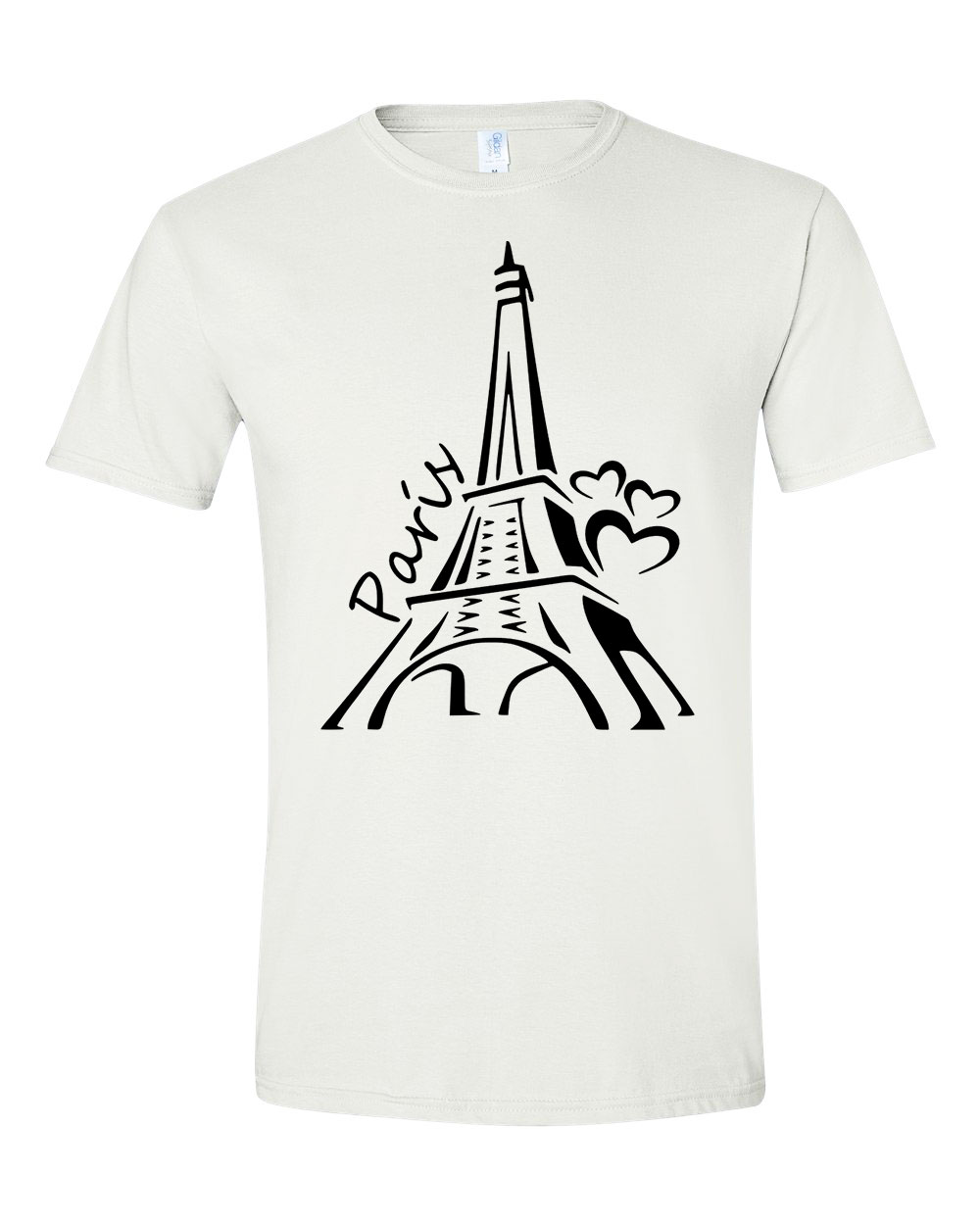 Párizs francia eiffel torony Fehér Férfi Póló