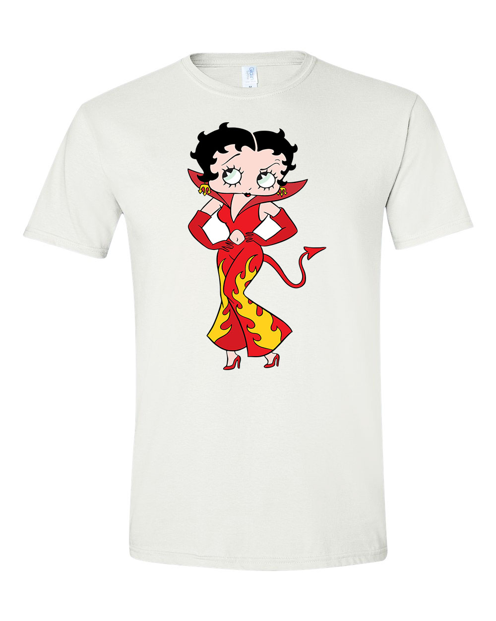 Betty Boop Fehér Férfi Póló