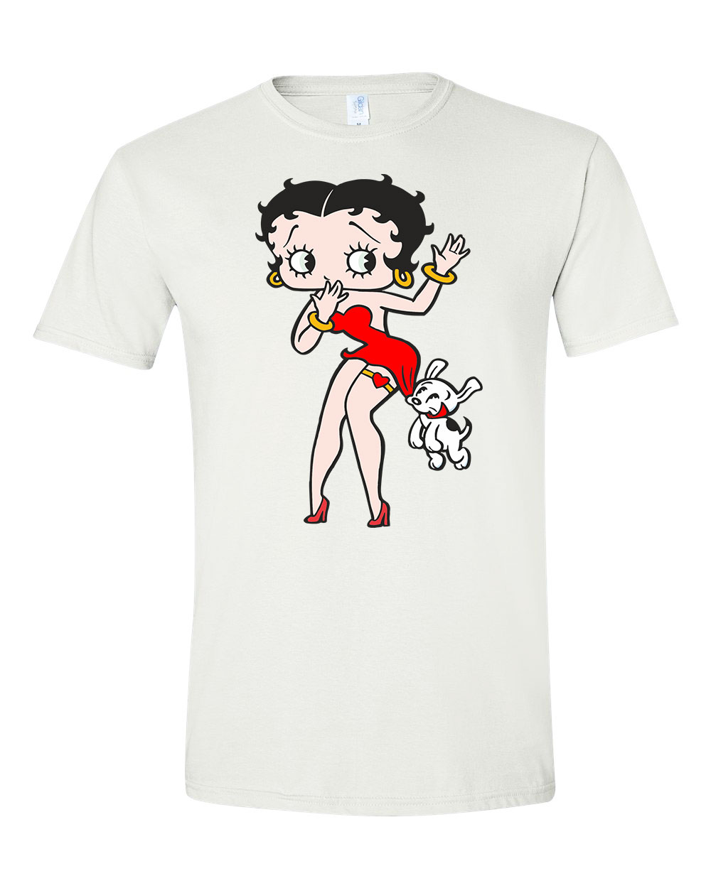 Betty Boop Fehér Férfi Póló