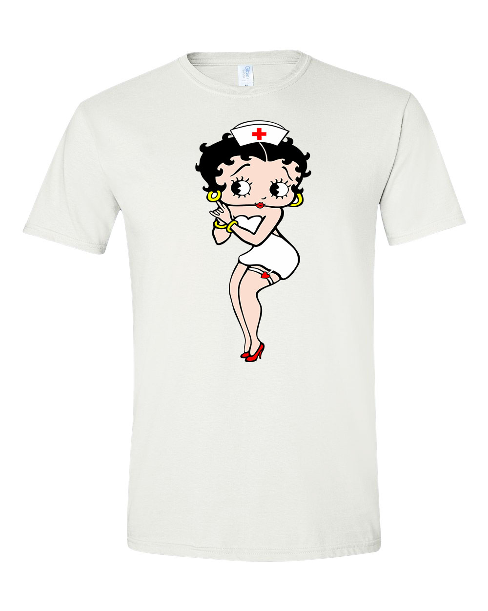 Betty Boop Fehér Férfi Póló