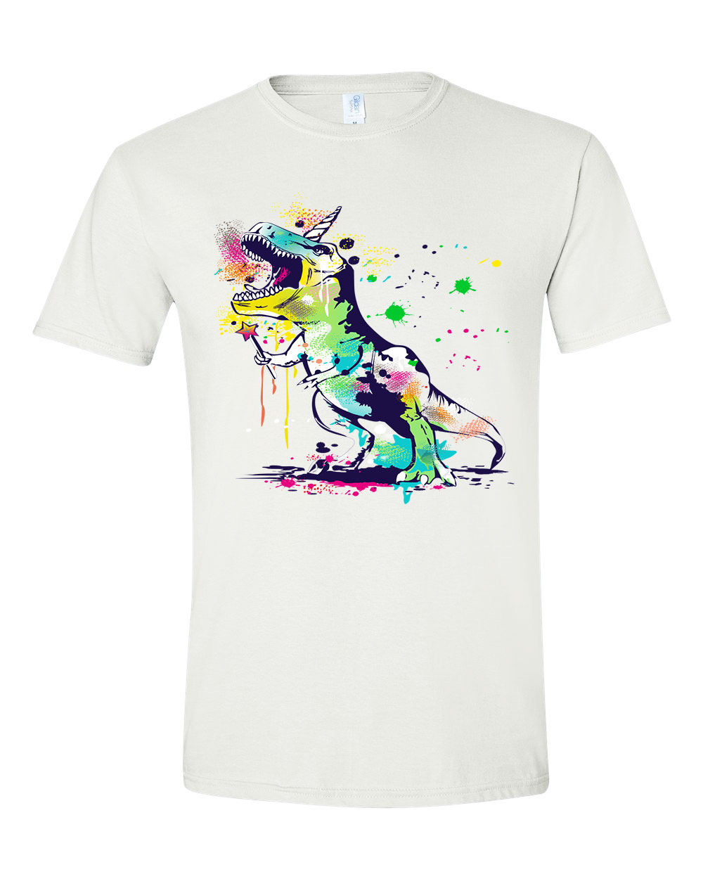dino t-rex Fehér Férfi Póló