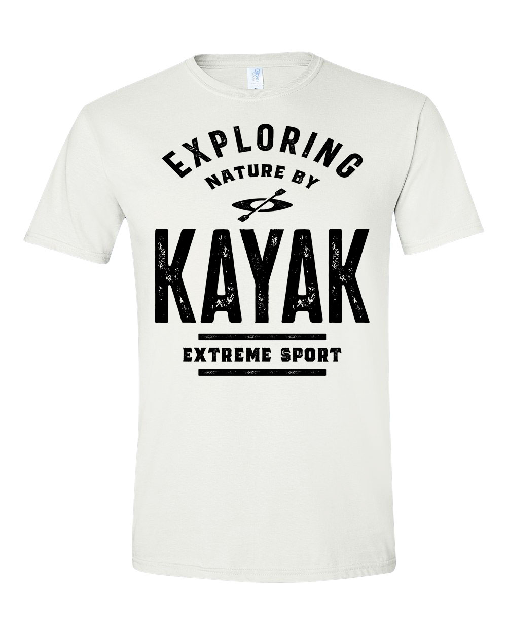 kajak kenu kayak Fehér Férfi Póló