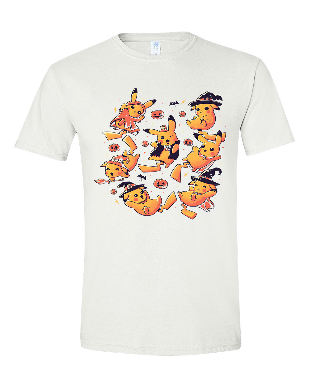 halloween pikachu Fehér Férfi Póló