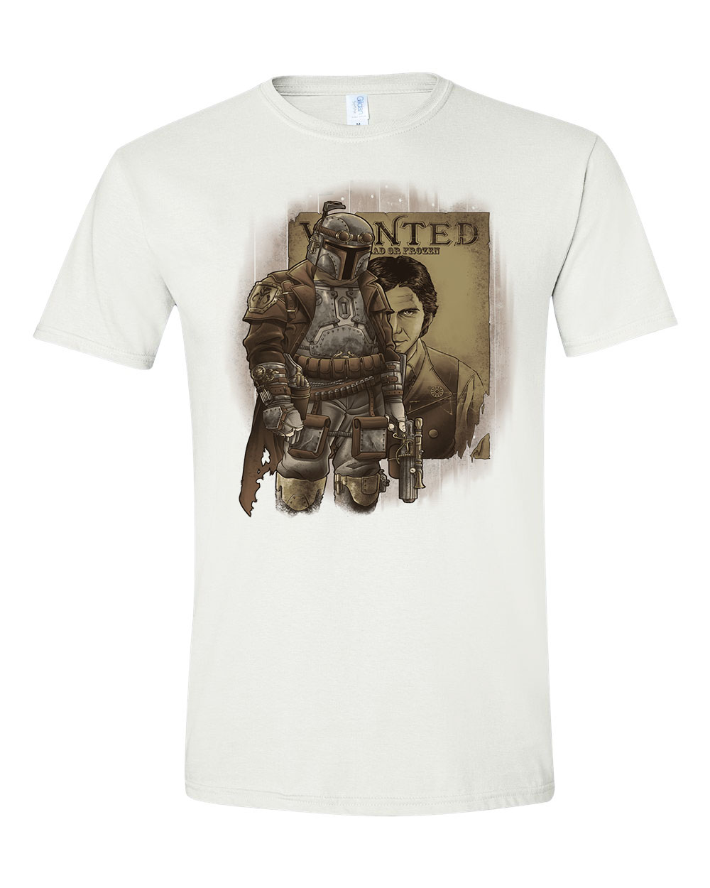 boba fett han solo Fehér Férfi Póló