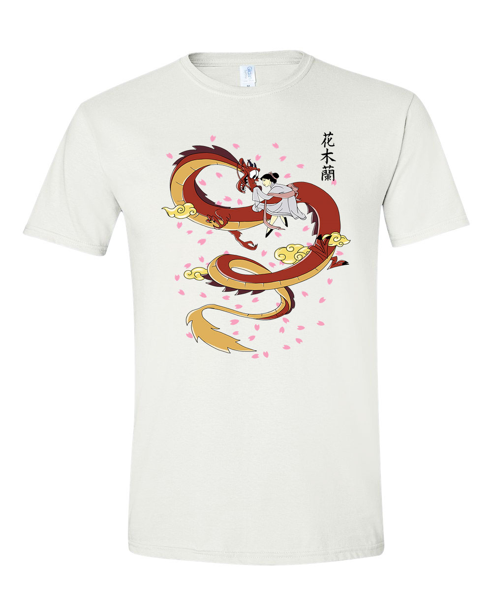 mulan mushu Fehér Férfi Póló