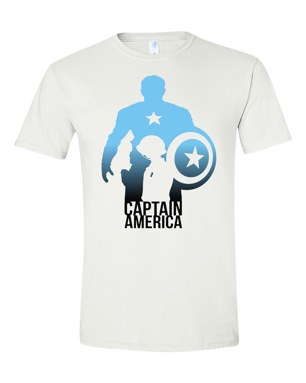 amerika kapitány captain america Fehér Férfi Póló