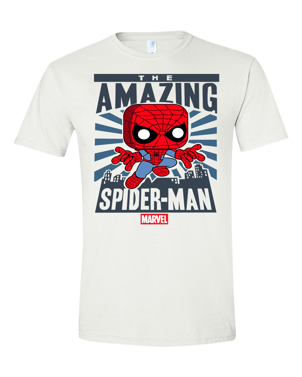 spider man pókember Fehér Férfi Póló