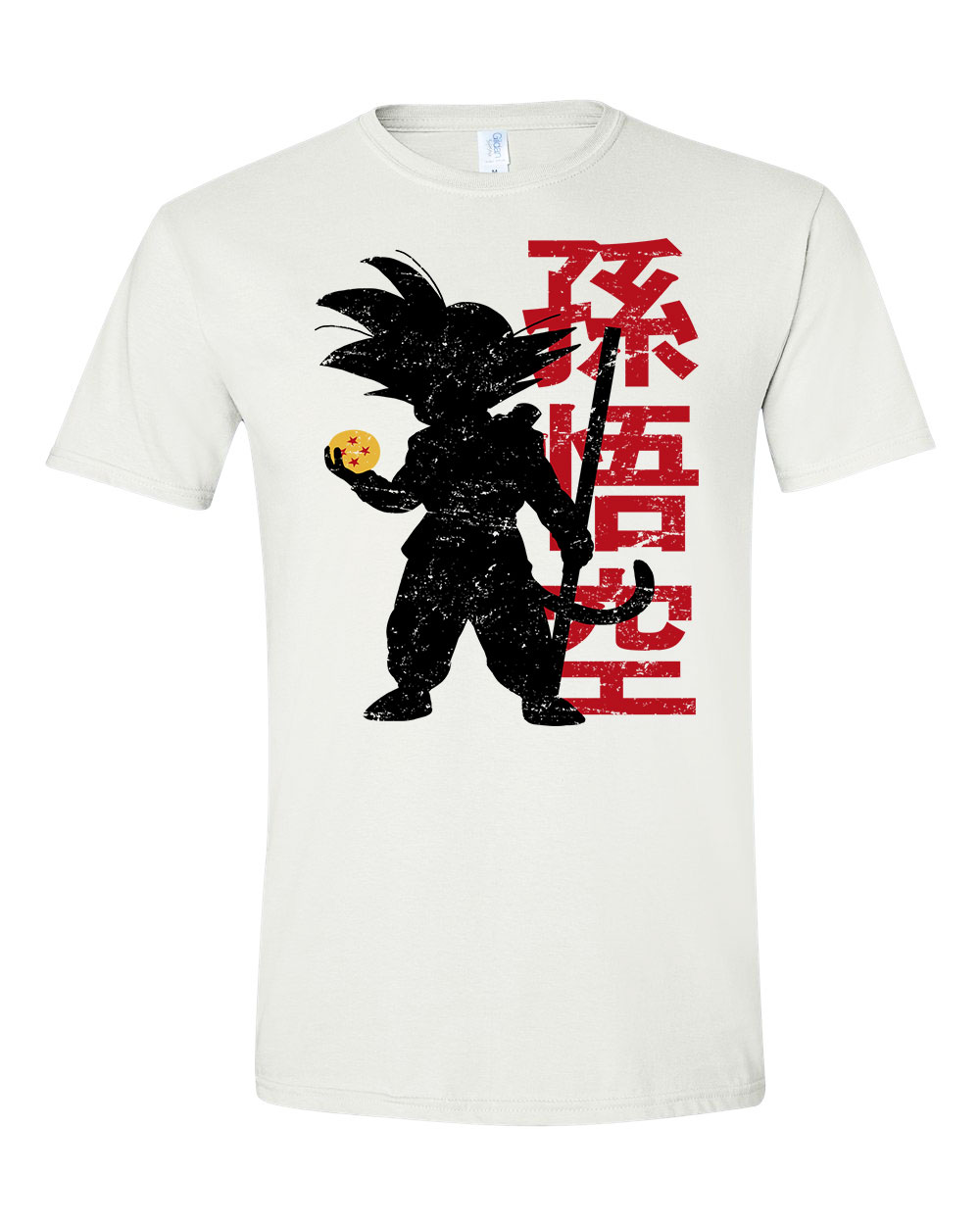 dragon ball son goku Fehér Férfi Póló