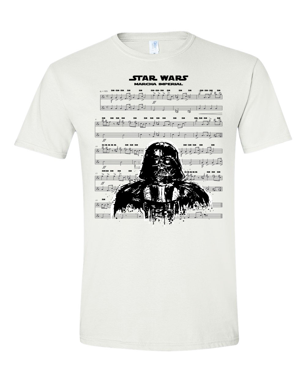 star wars darth vader induló Fehér Férfi Póló