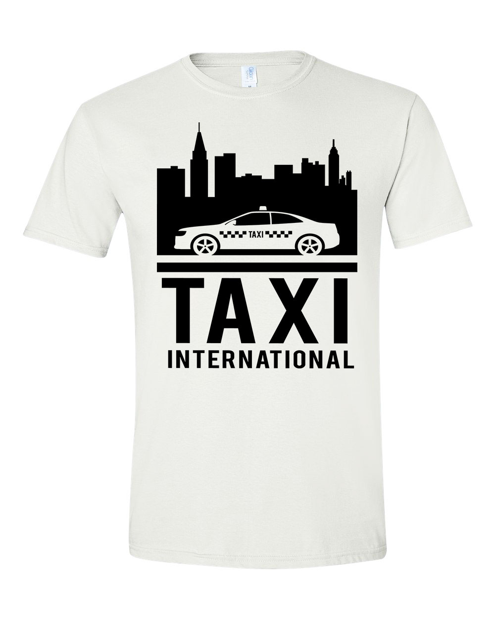 Taxis taxi Fehér Férfi Póló