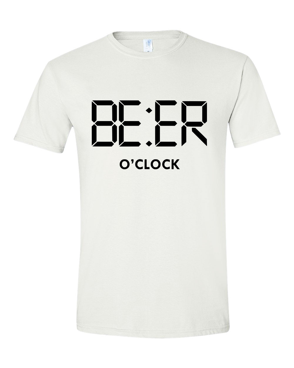 Vicces Sör Beer Oclock Fehér Férfi Póló