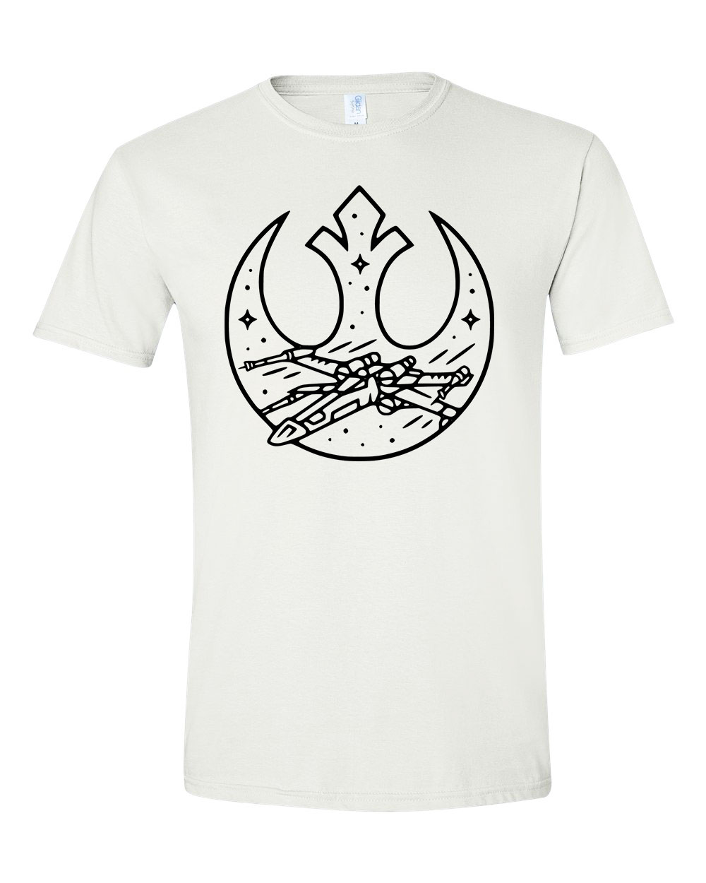 Star Wars X-wing X-szárnyú Fehér Férfi Póló