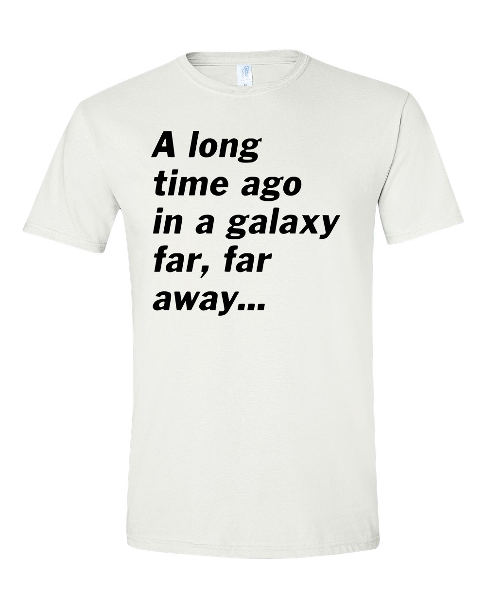 Star Wars Intro Long Time Ago In A Galaxy Fehér Férfi Póló