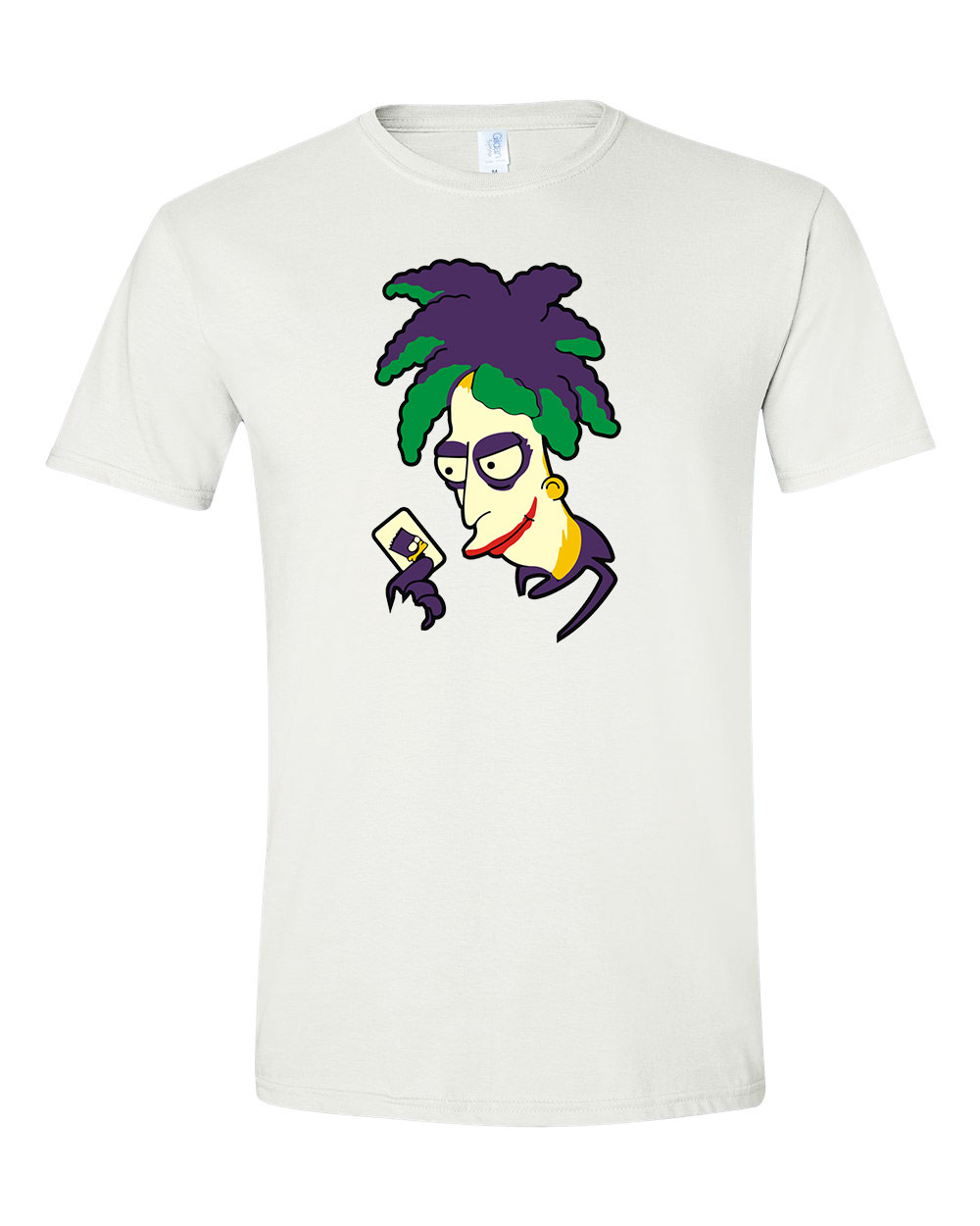 Joker Balfék Bob Simpson Család Fehér Férfi Póló